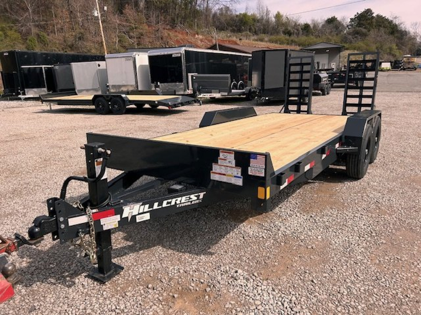 New 2025 Hillcrest Trailers 16+2 16k Equipment Trailer