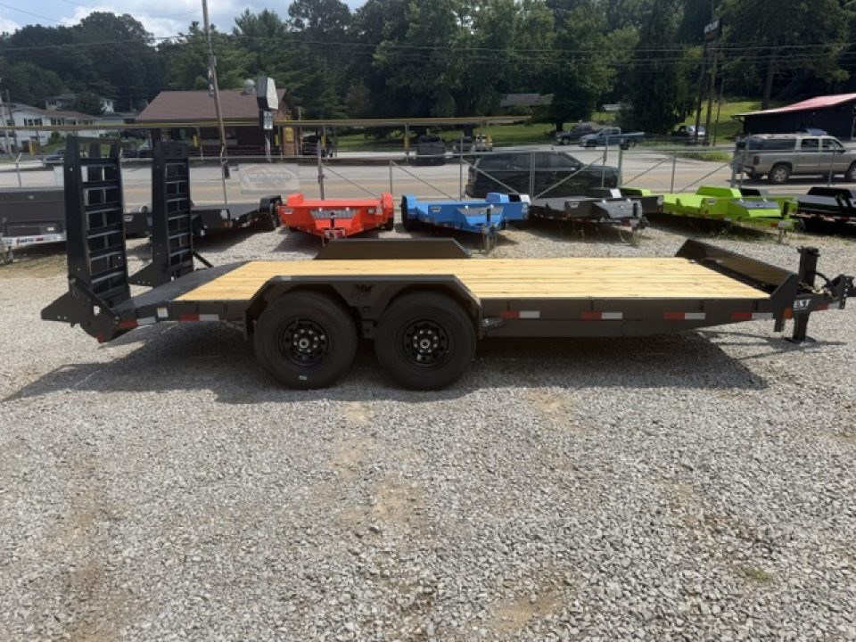 7×18 Equipment Flatbed Trailer photo 2