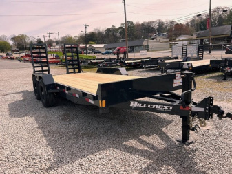 New 2025 Hillcrest Trailers 16+2 16k Equipment Trailer