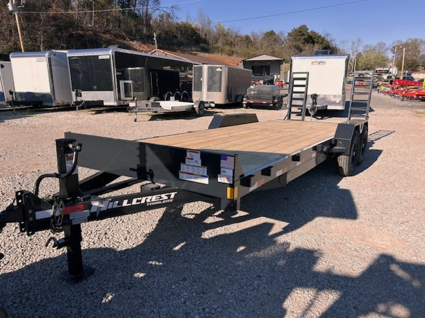 New 2025 Hillcrest Trailers 20+2 14K Equipment Trailer