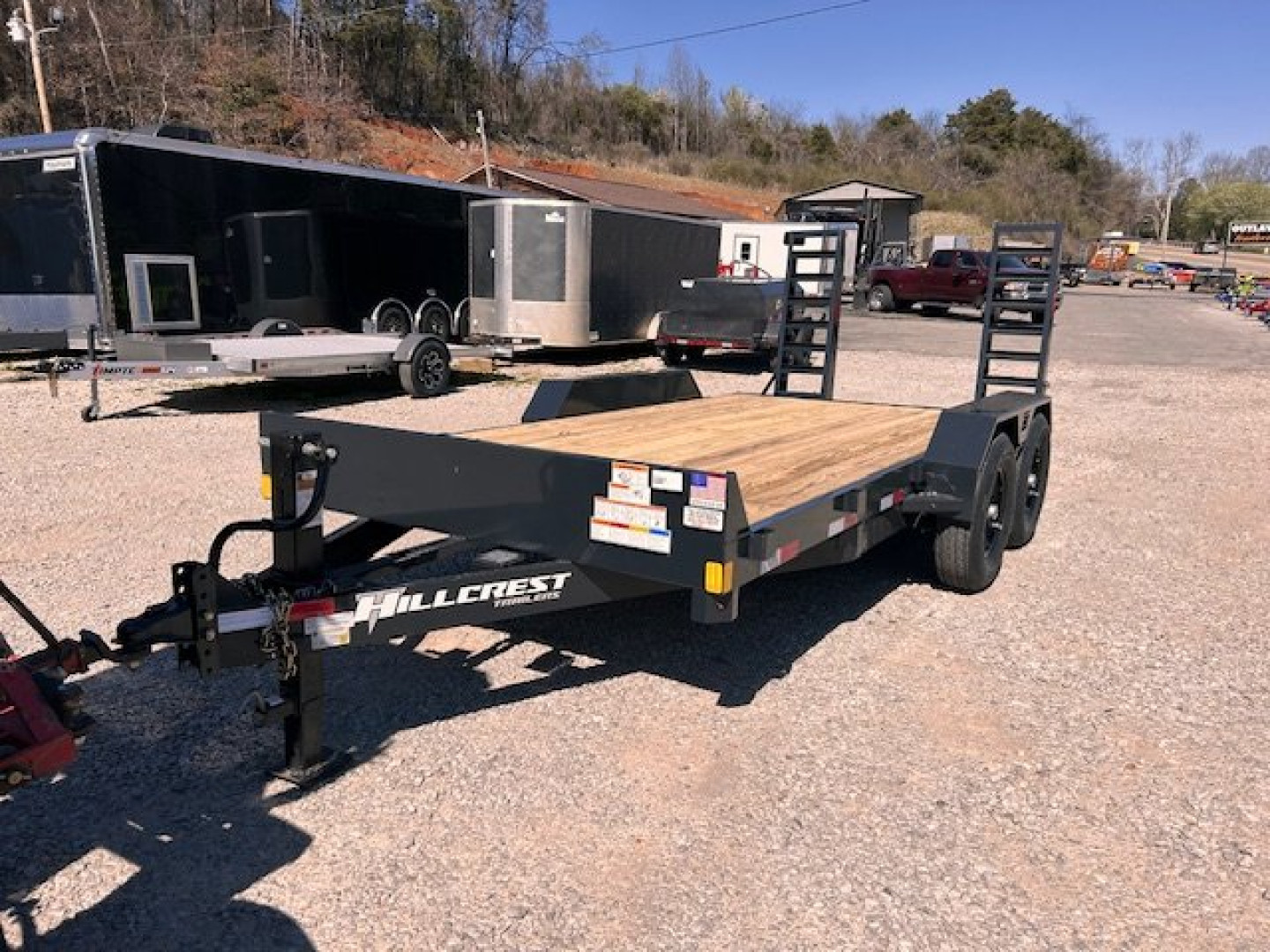 New 2025 Hillcrest Trailers 14+2 14k Equipment Trailer