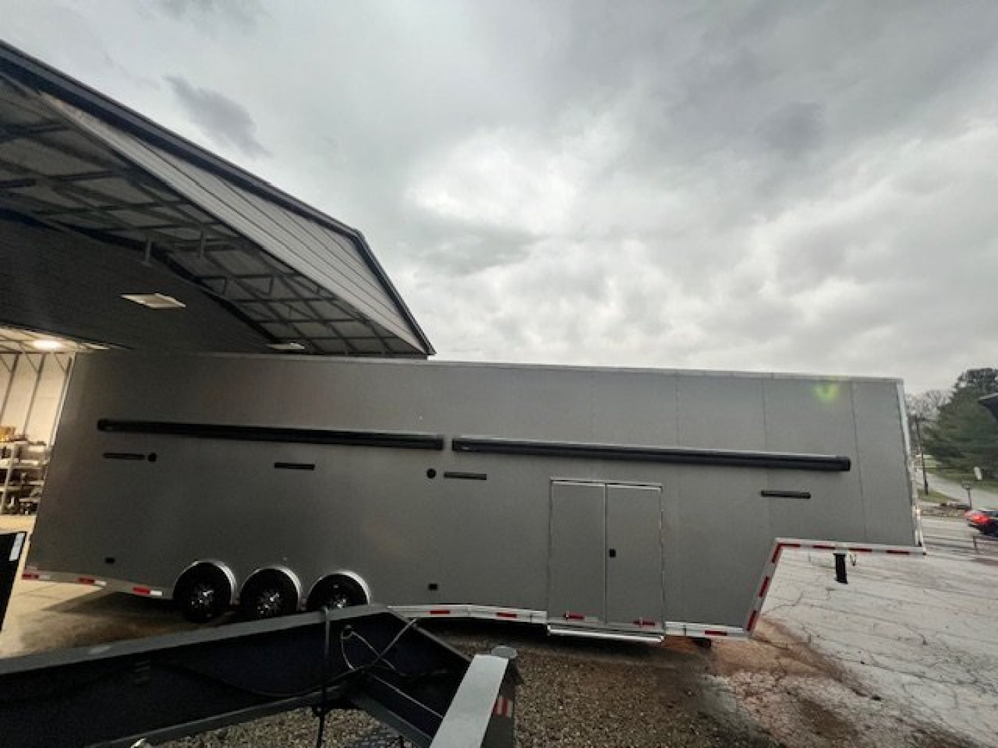 New 2025 Outlaw Trailers 8.5 x 42 Gooseneck Stacker 21K Car / Racing Trailer