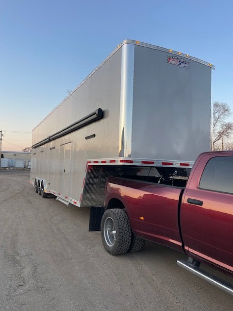 New 2025 Outlaw Trailers 8.5 x 42 Gooseneck Stacker 21K Car / Racing Trailer