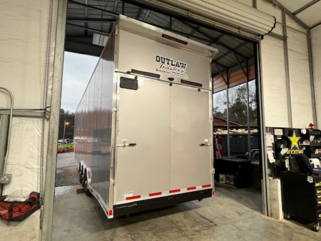 New 2025 Outlaw Trailers 8.5 x 42 Gooseneck Stacker 21K Car / Racing Trailer