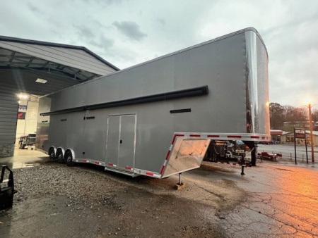 New 2025 Outlaw Trailers 8.5 x 42 Gooseneck Stacker 21K Car / Racing Trailer