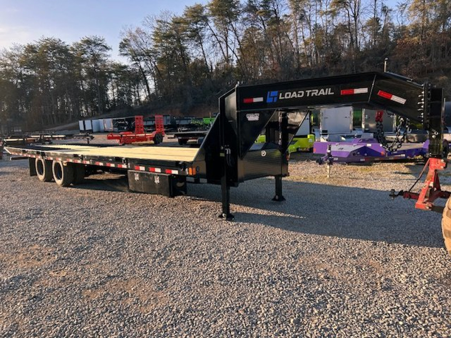 New 2025 Load Trail 102" x 32' 40K Hydraulic Dovetail Gooseneck Equipment Trailer