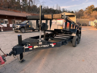 New 2025 Hillcrest Trailers 7X14 17.6K Dump Trailer W/ Hyd Jack