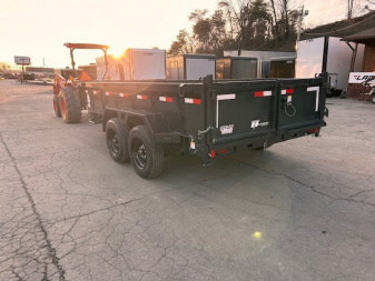 New 2025 Hillcrest Trailers 7X14 17.6K Dump Trailer W/ Hyd Jack