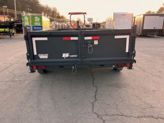 New 2025 Hillcrest Trailers 7X14 17.6K Dump Trailer W/ Hyd Jack