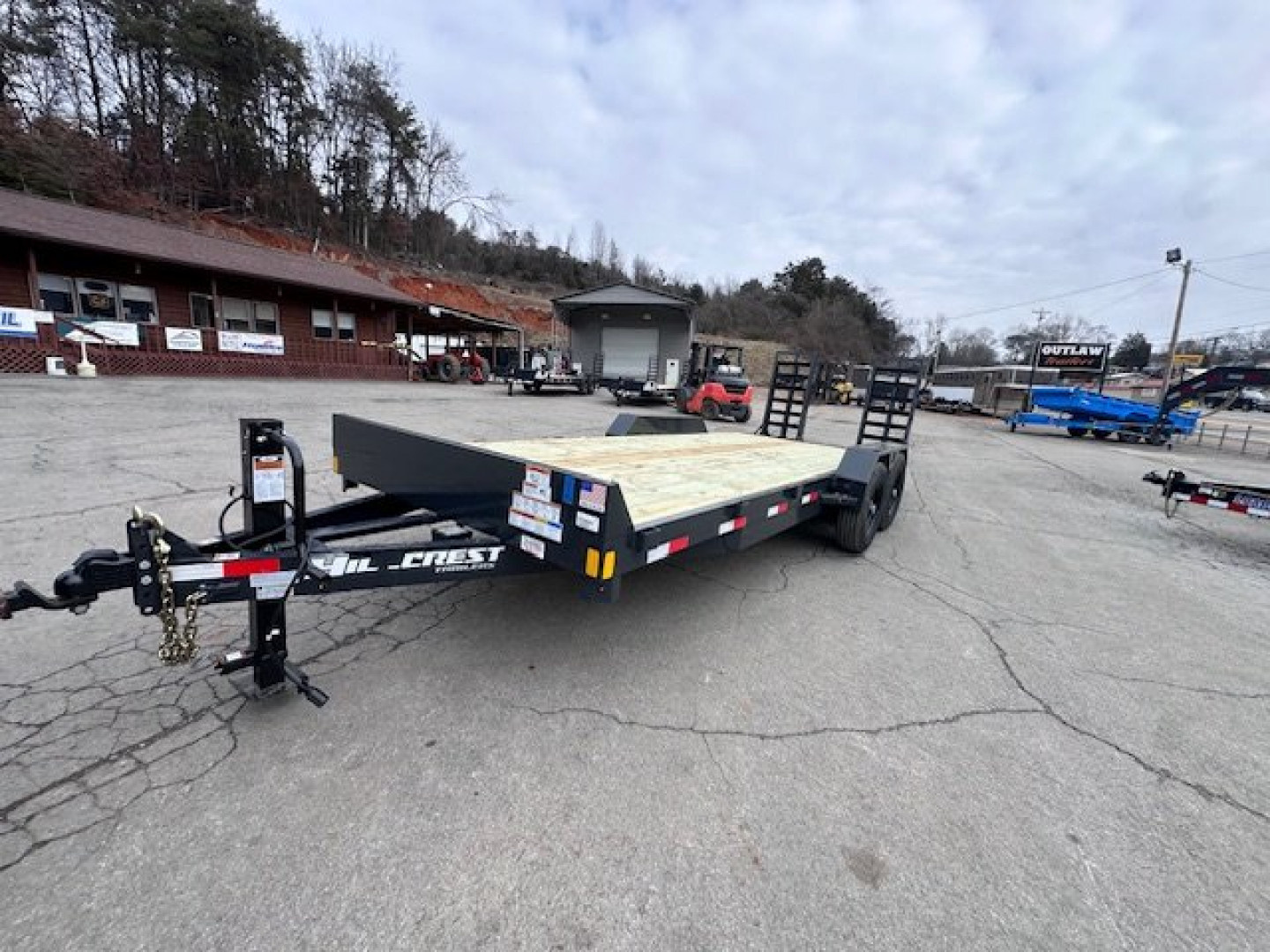 7×20 Equipment Flatbed Trailer photo 7