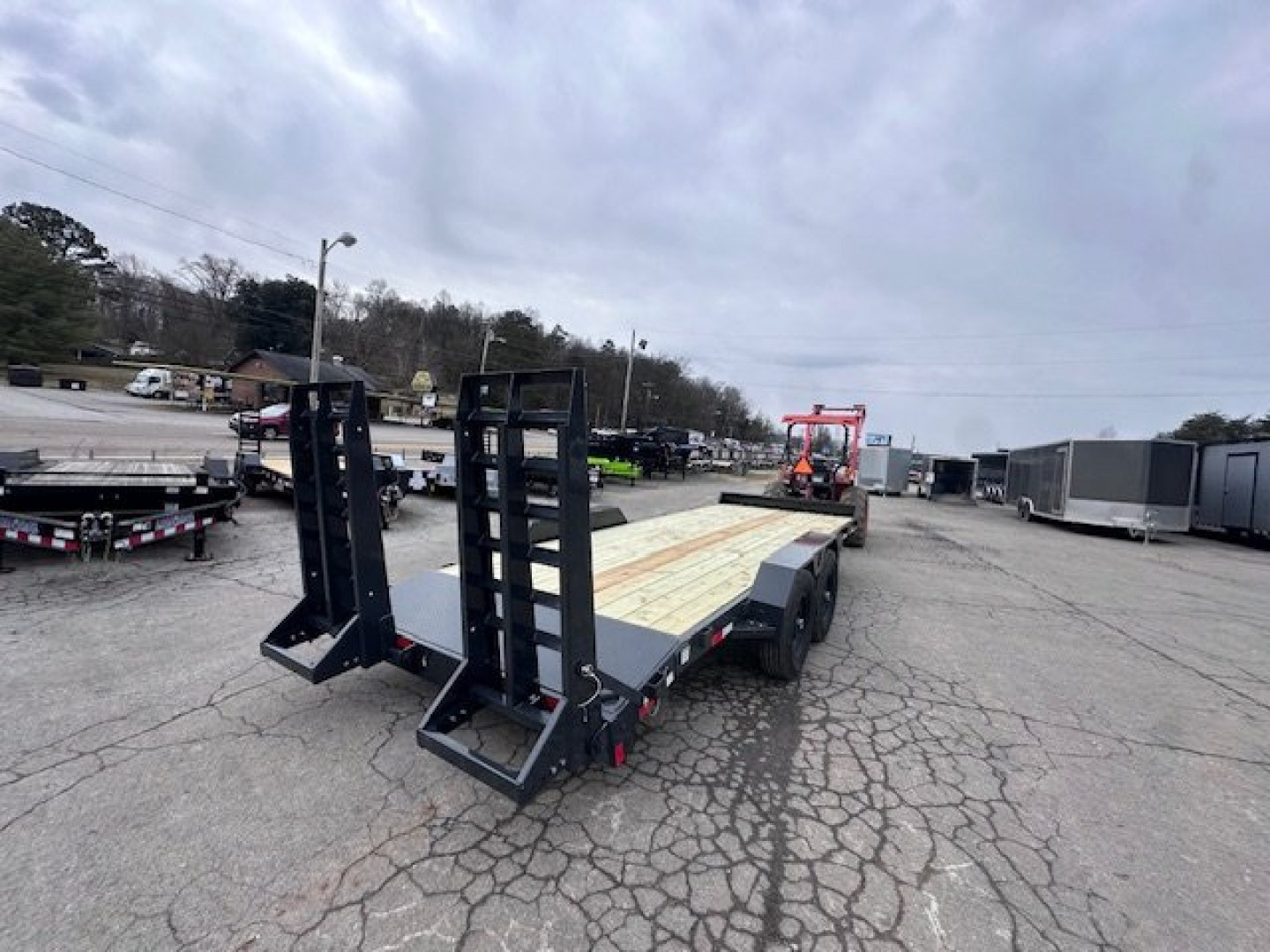 7×20 Equipment Flatbed Trailer photo 4