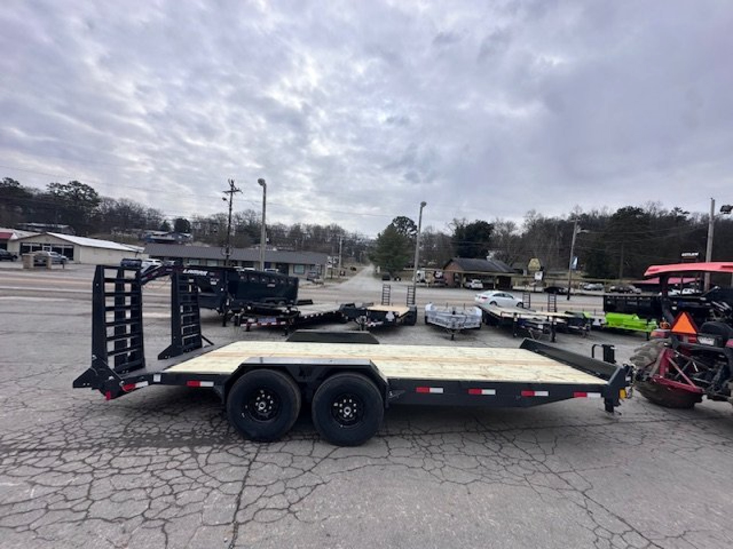 7×20 Equipment Flatbed Trailer photo 3