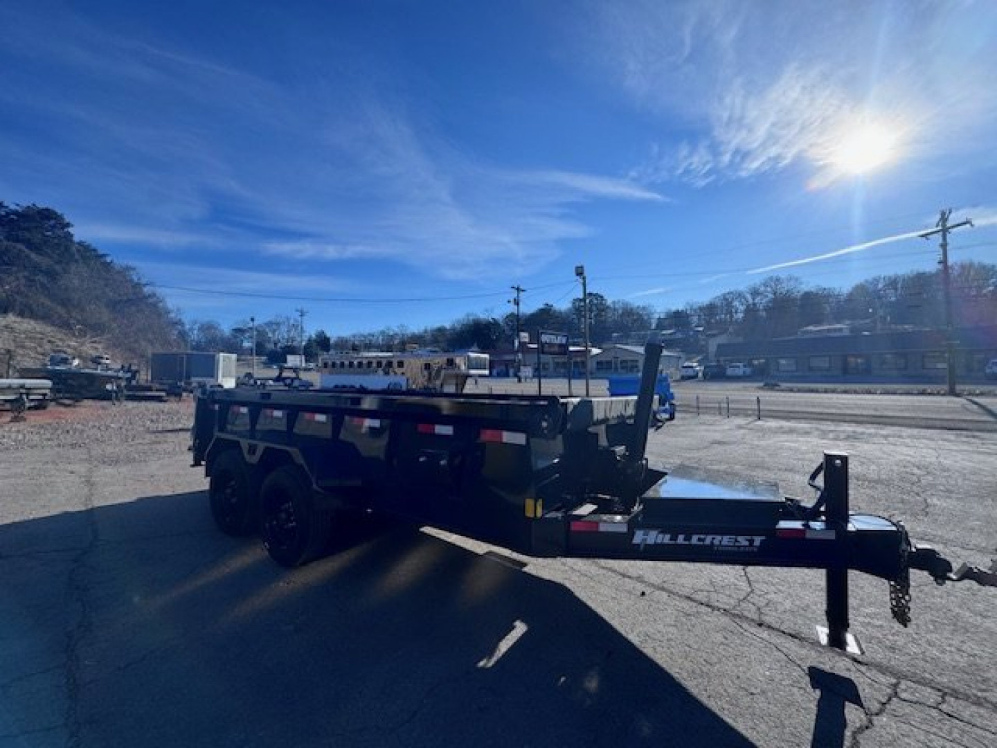 New 2026 Hillcrest Trailers 7x14 17.6k Dump Trailer