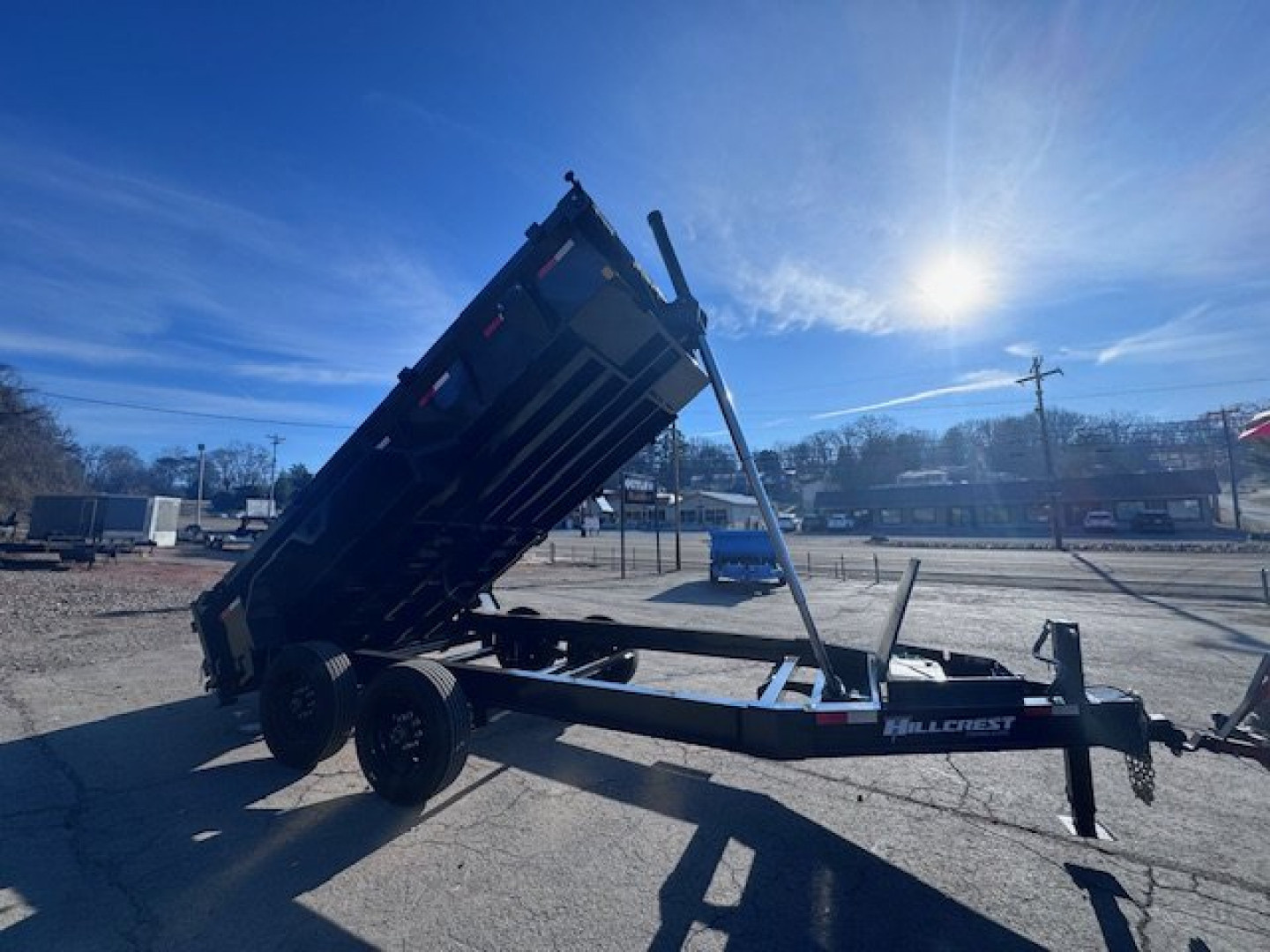 New 2026 Hillcrest Trailers 7x14 17.6k Dump Trailer