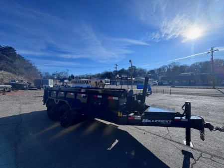 New 2026 Hillcrest Trailers 7x14 17.6k Dump Trailer