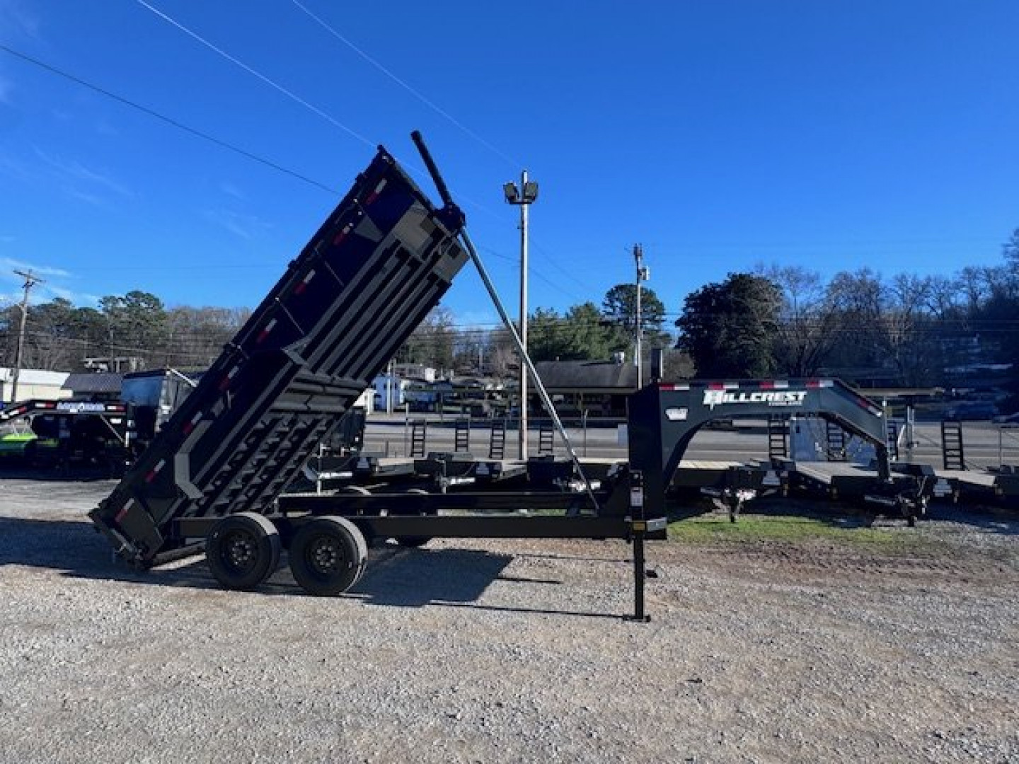 New 2025 Hillcrest Trailers 7x16 17.6k Dump Trailer