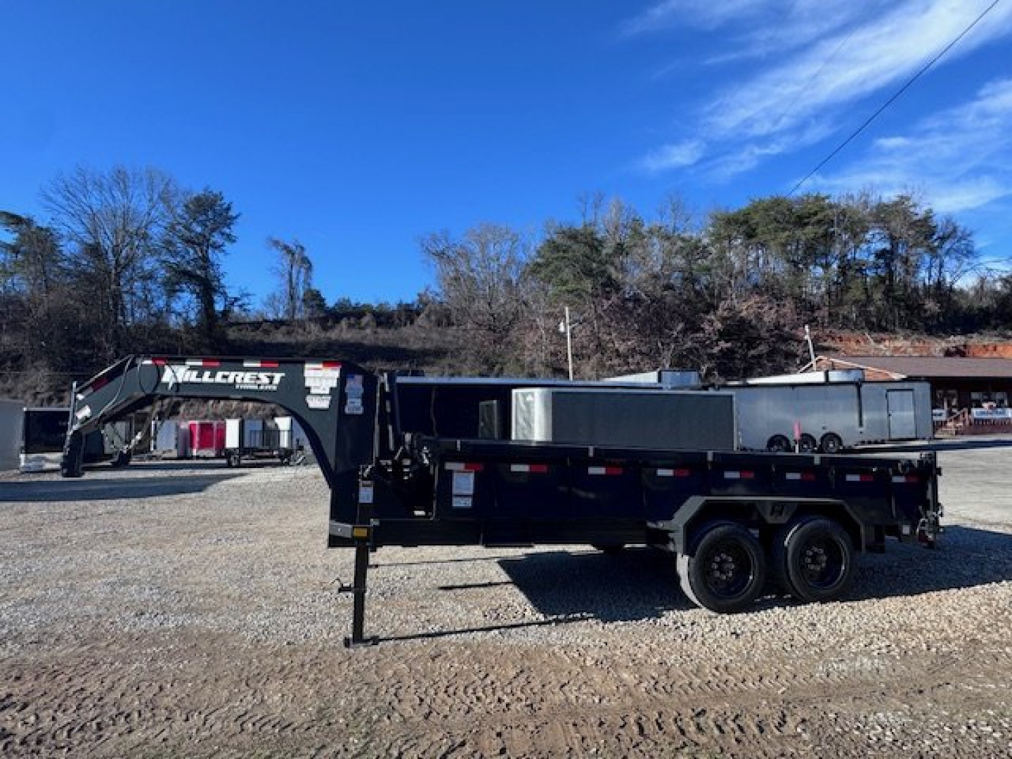 New 2025 Hillcrest Trailers 7x16 17.6k Dump Trailer
