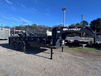 New 2025 Hillcrest Trailers 7x16 17.6k Dump Trailer