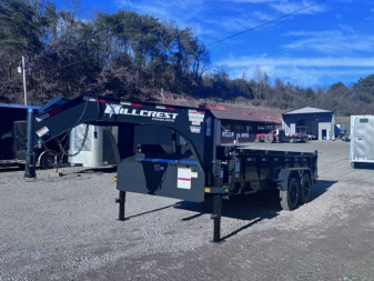 New 2025 Hillcrest Trailers 7x16 17.6k Dump Trailer