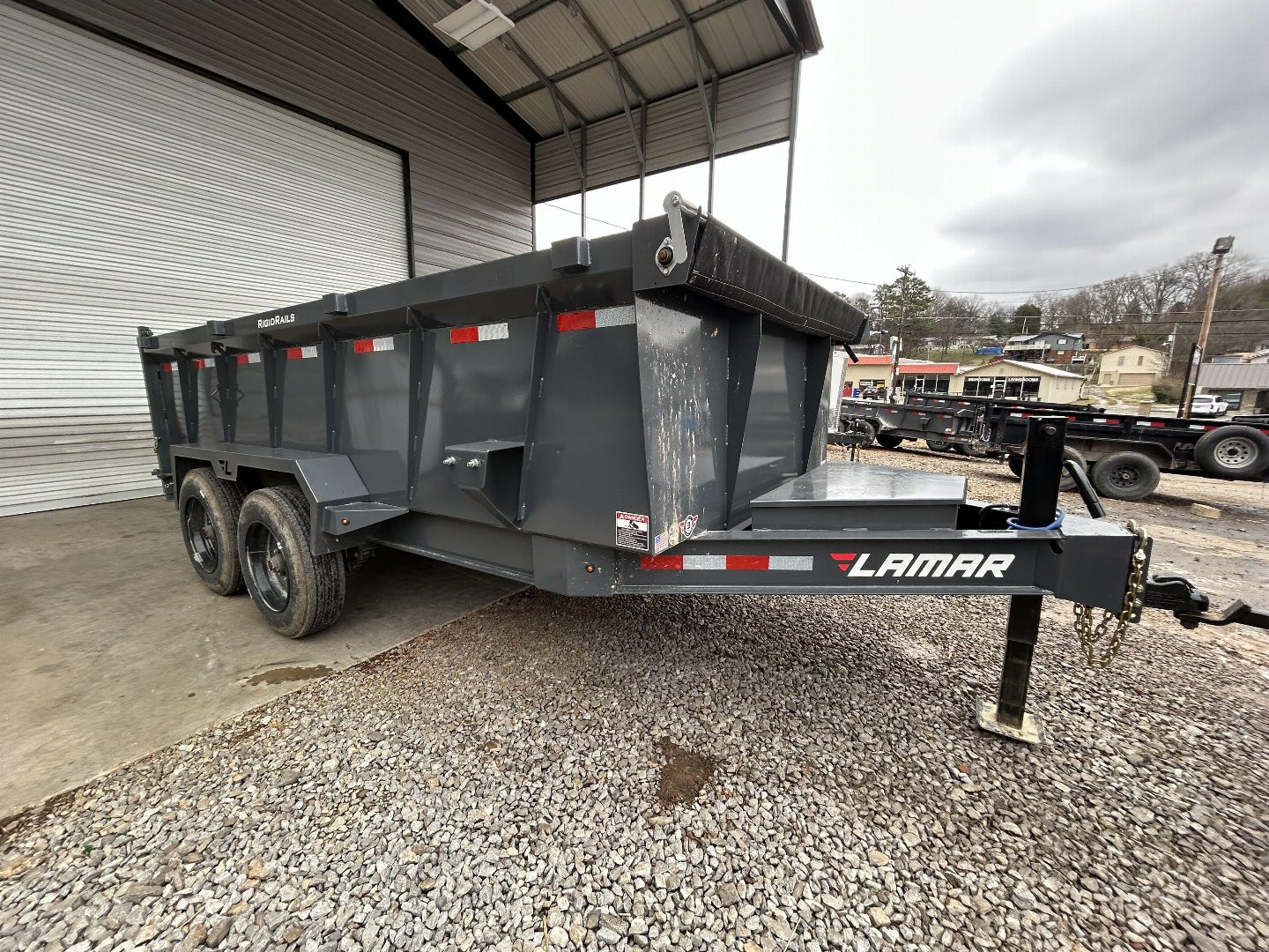 Used 2024 Lamar Trailers 7X14 16K Dump Trailer