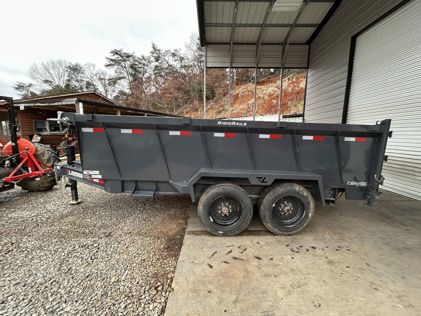 Used 2024 Lamar Trailers 7X14 16K Dump Trailer