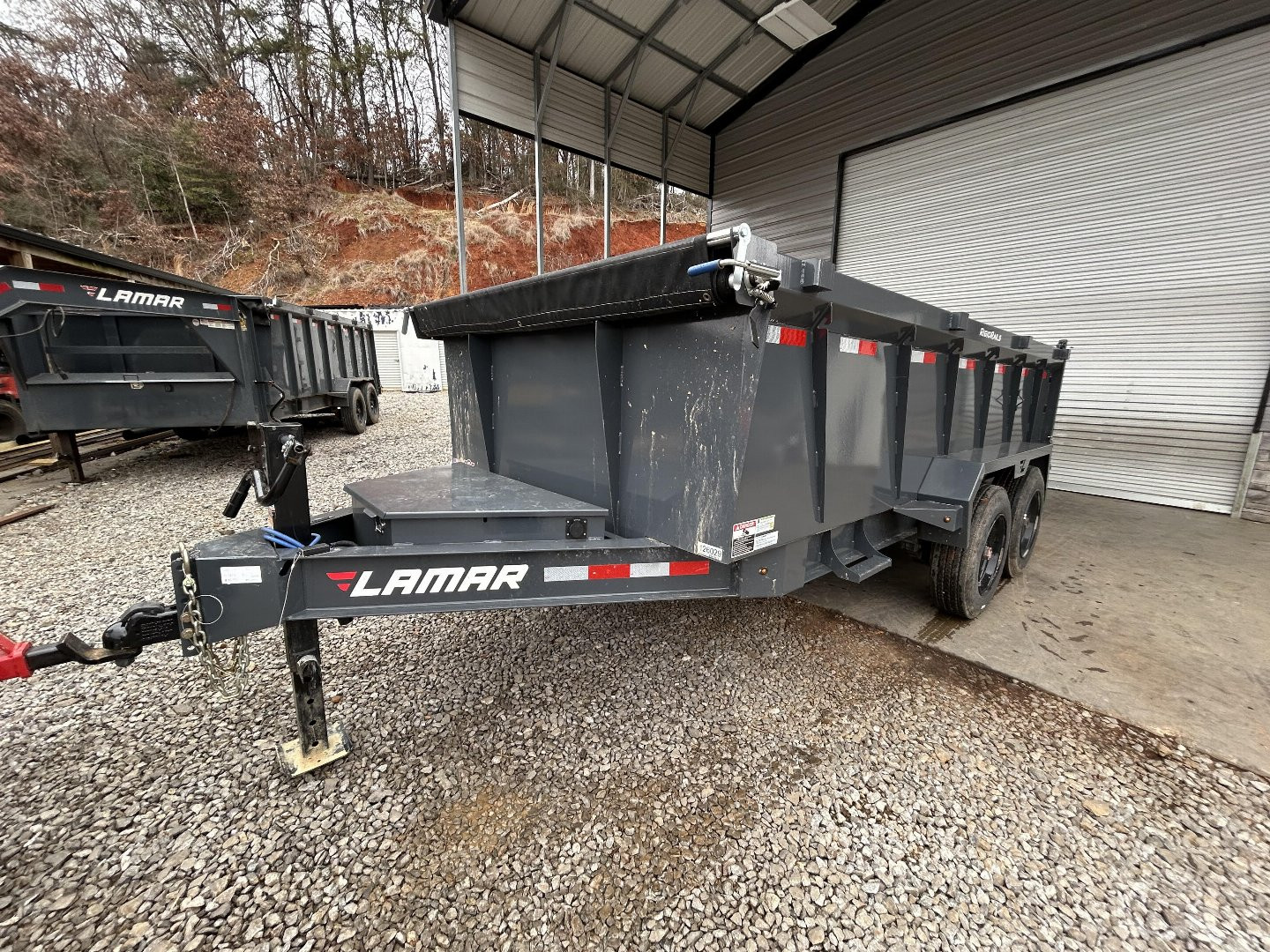 Used 2024 Lamar Trailers 7X14 16K Dump Trailer