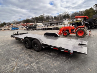 New 2025 Outlaw Trailers 22' 12K FULL HYD TILT Car / Racing Trailer