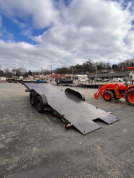 New 2025 Outlaw Trailers 22' 12K FULL HYD TILT Car / Racing Trailer