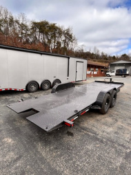 New 2025 Outlaw Trailers 22' 12K FULL HYD TILT Car / Racing Trailer