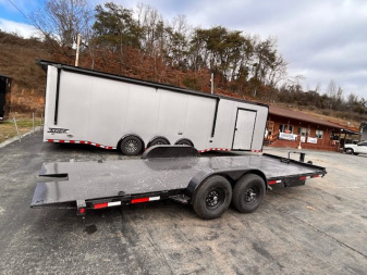 New 2025 Outlaw Trailers 22' 12K FULL HYD TILT Car / Racing Trailer