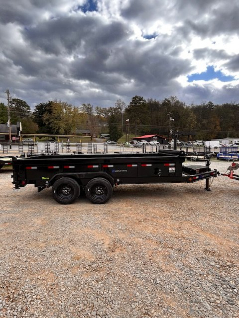 New 2025 Load Trail 7x16 16k Dump Trailer 2' BP W/ Telescopic & Hyd Jack