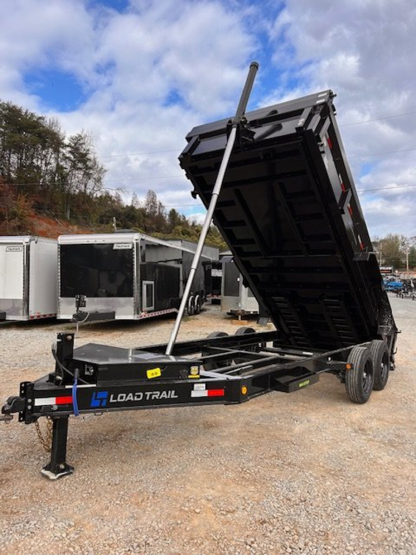 New 2025 Load Trail 7x16 16k Dump Trailer 2' BP W/ Telescopic & Hyd Jack