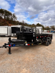 New 2025 Load Trail 7x16 16k Dump Trailer 2' BP W/ Telescopic & Hyd Jack