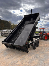 New 2025 Load Trail 7x16 16k Dump Trailer 2' BP W/ Telescopic & Hyd Jack