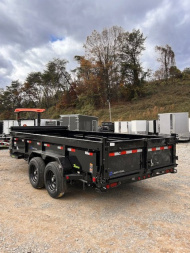 New 2025 Load Trail 7x16 16k Dump Trailer 2' BP W/ Telescopic & Hyd Jack