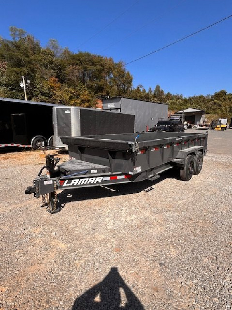 New 2025 Lamar Trailers 7x16 16k Dump Trailer