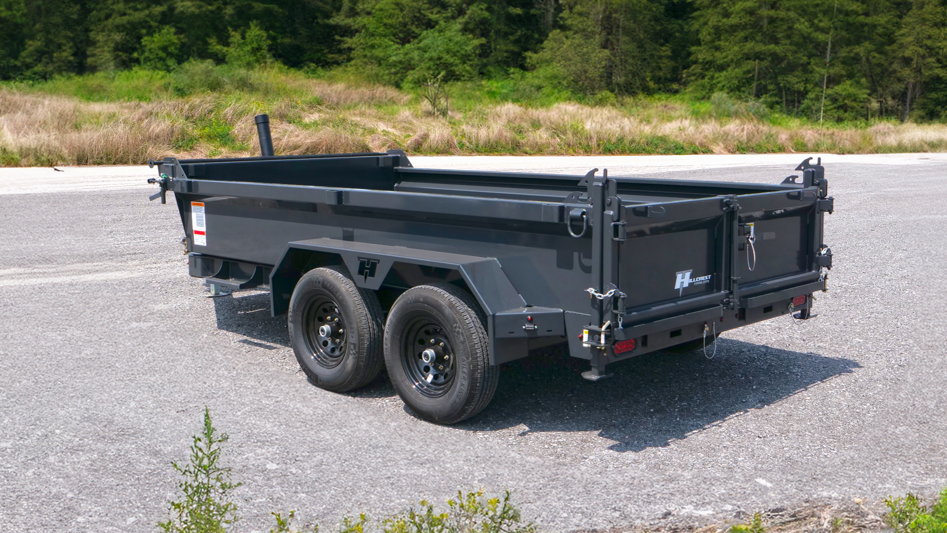 New 2025 Hillcrest Trailers 6' x 12' 10K Dump Trailer