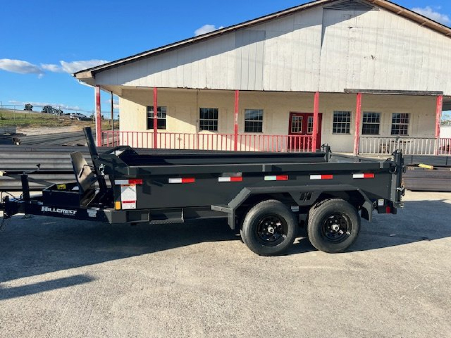 New 2025 Hillcrest Trailers 6' x 12' 10K Dump Trailer