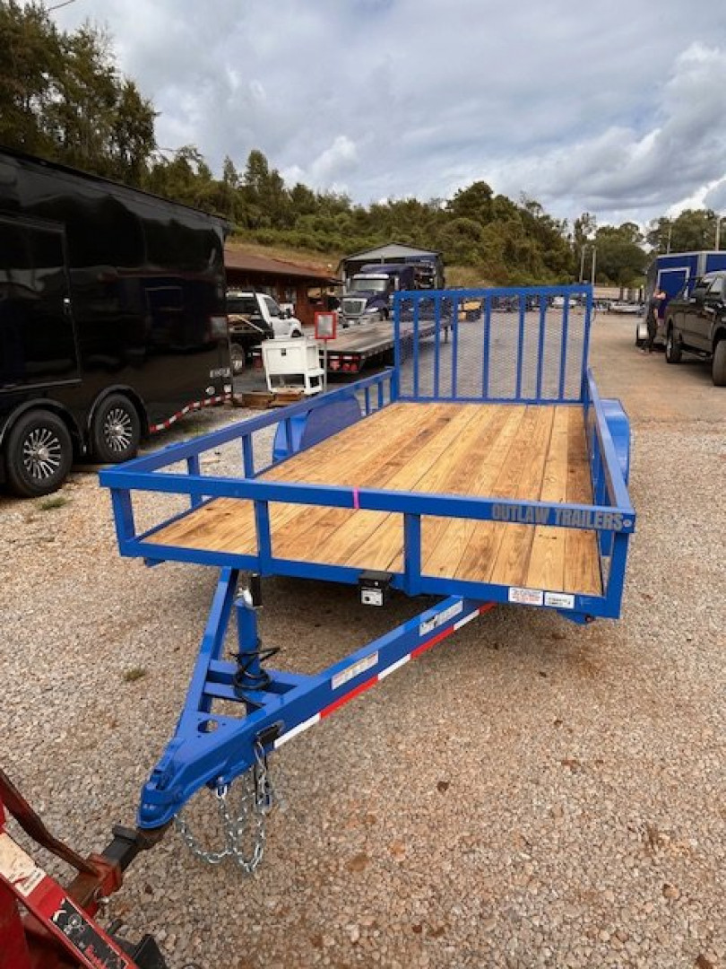 New 2025 Caliber Trailer Mfg 7x16 7k Utility Trailer