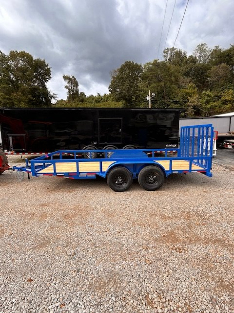 New 2025 Caliber Trailer Mfg 7x16 7k Utility Trailer