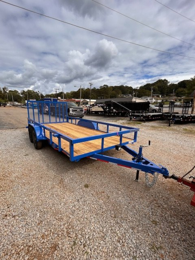 New 2025 Caliber Trailer Mfg 7x16 7k Utility Trailer