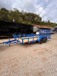 New 2025 Caliber Trailer Mfg 7x16 7k Utility Trailer