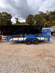 New 2025 Caliber Trailer Mfg 7x16 7k Utility Trailer