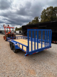 New 2025 Caliber Trailer Mfg 7x16 7k Utility Trailer