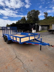 New 2025 Caliber Trailer Mfg 7x14 7k Utility Trailer