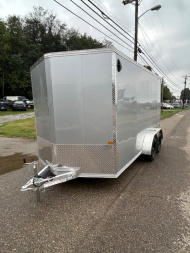 New 2025 ALCOM 7x14 XLT PRO Cargo / Enclosed Trailer