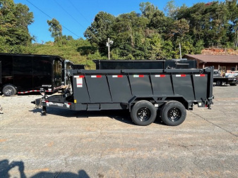 New 2025 Hillcrest Trailers 7x14 14k 40" Sides Dump Trailer