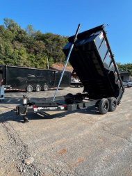New 2025 Hillcrest Trailers 7x14 14k 40" Sides Dump Trailer