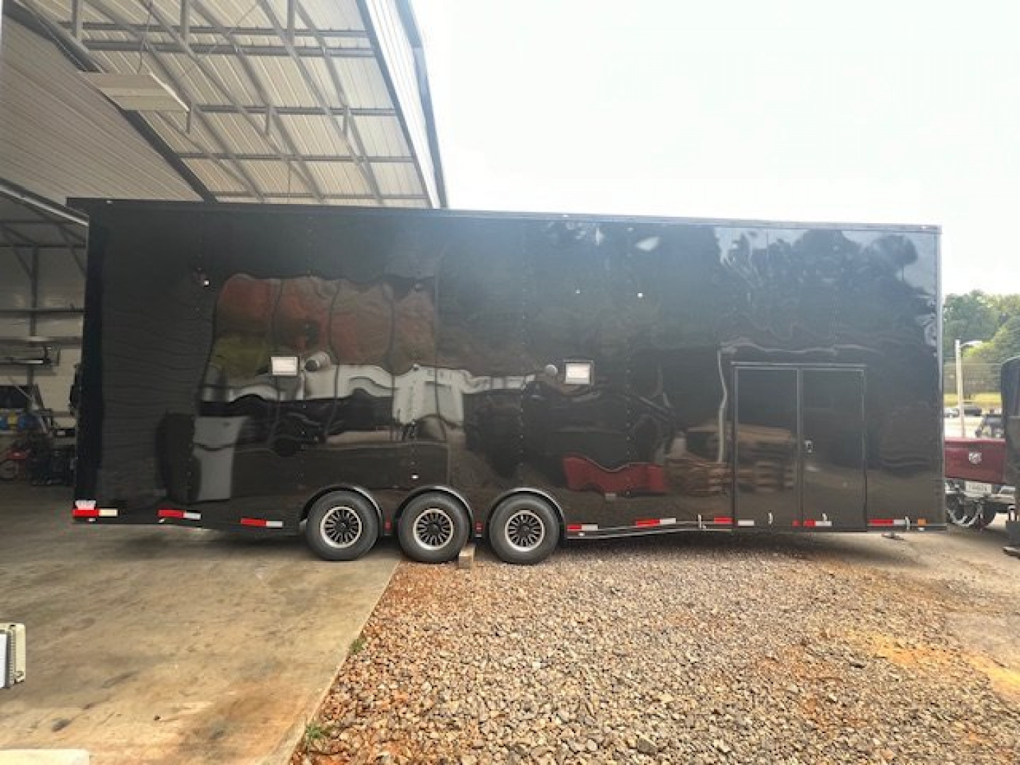 New 2025 Outlaw Trailers 8.5x32 Stacker Race Trailer Cargo / Enclosed Trailer