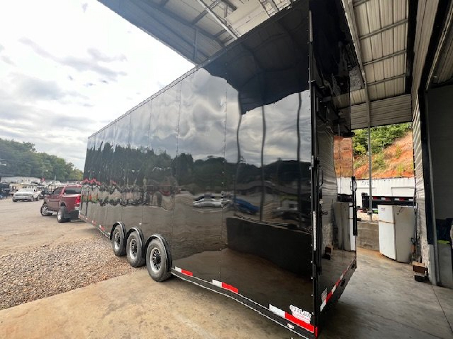 New 2025 Outlaw Trailers 8.5x32 Stacker Race Trailer Cargo / Enclosed Trailer